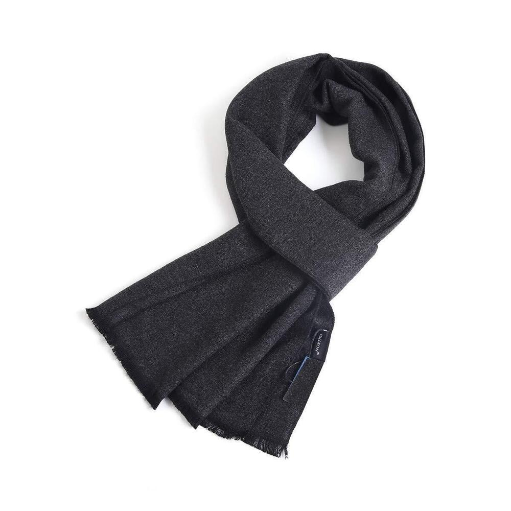 5072 Winter Scarf Cashmere Feel Scarves , Dark Grey